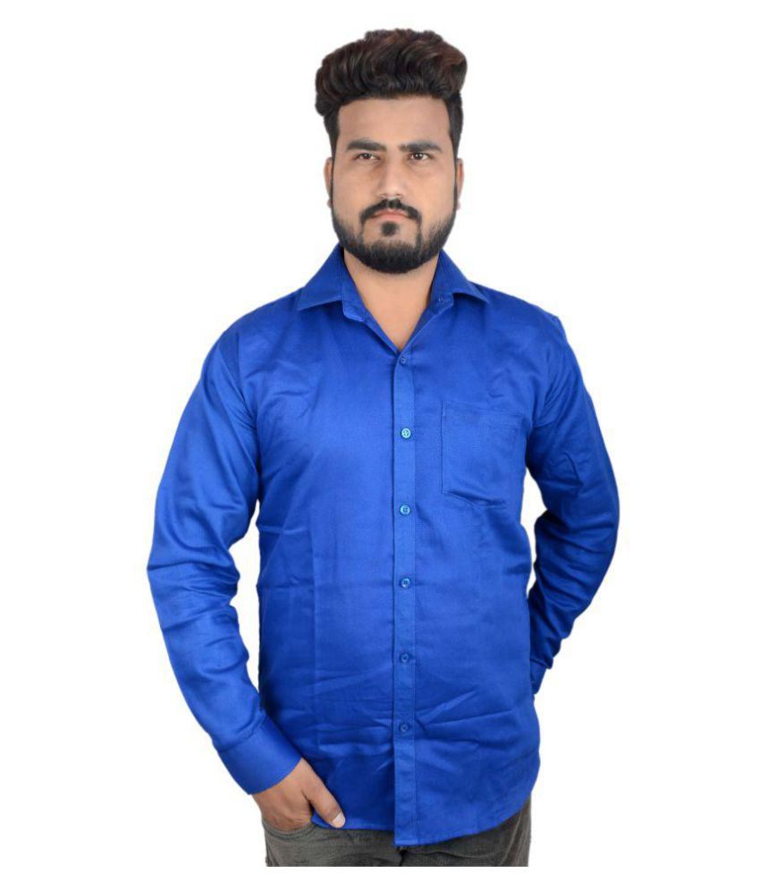 sub Kuch Blue Casual Regular Fit Shirt - Buy sub Kuch Blue Casual ...