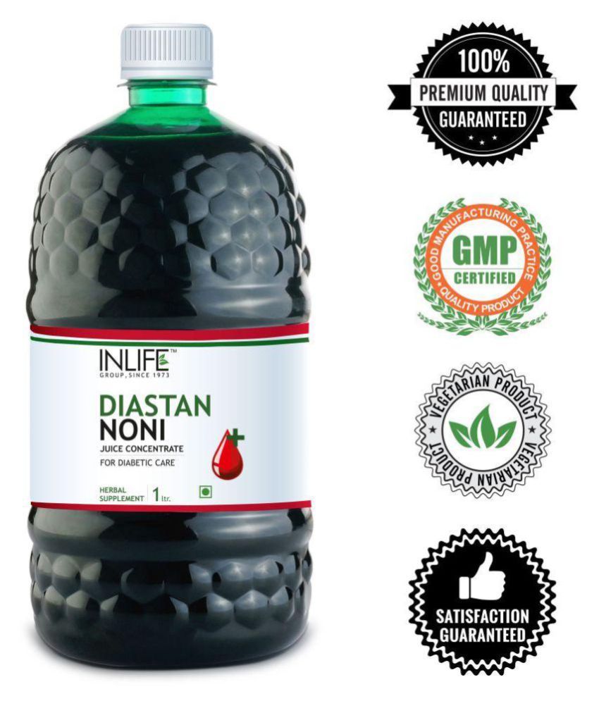 Inlife Diastan Noni Juice Concentrate for Diabetes Syrup 1000 ml Natural Buy Inlife Diastan