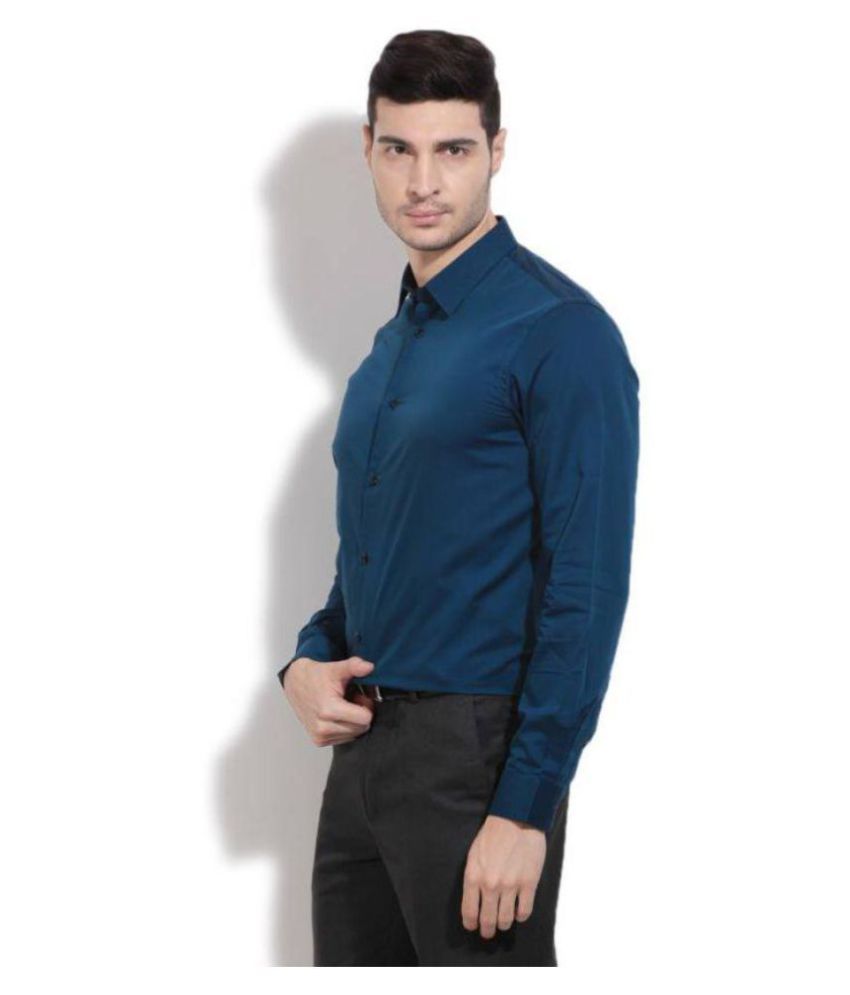 Arrow Blue Formal Slim Fit Shirt - Buy Arrow Blue Formal Slim Fit Shirt ...