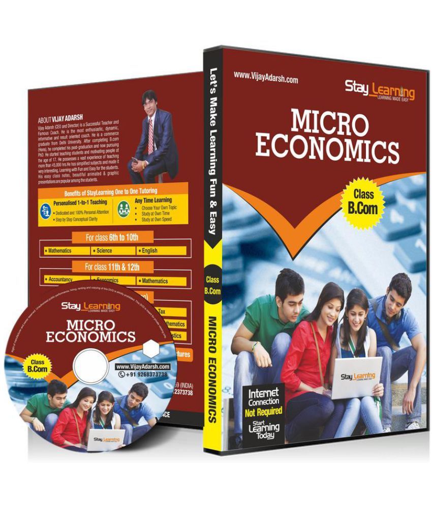 Micro Economics For B.Com Video Lectures In DVD By StayLearning ...