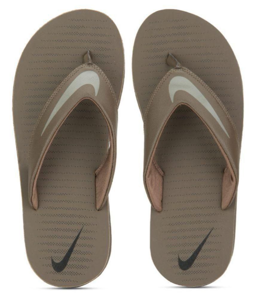 Nike Brown Thong Flip Flop Price in India- Buy Nike Brown Thong Flip ...