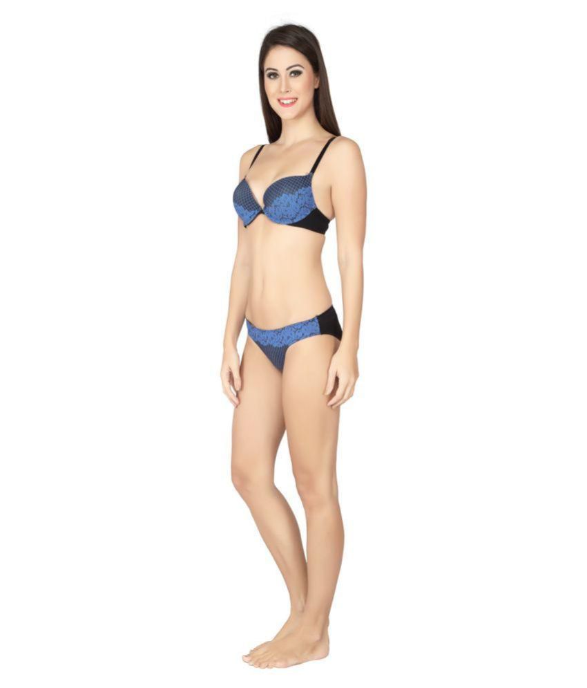 Buy SOIE Polyester Bra and Panty Set Online at Best Prices in India