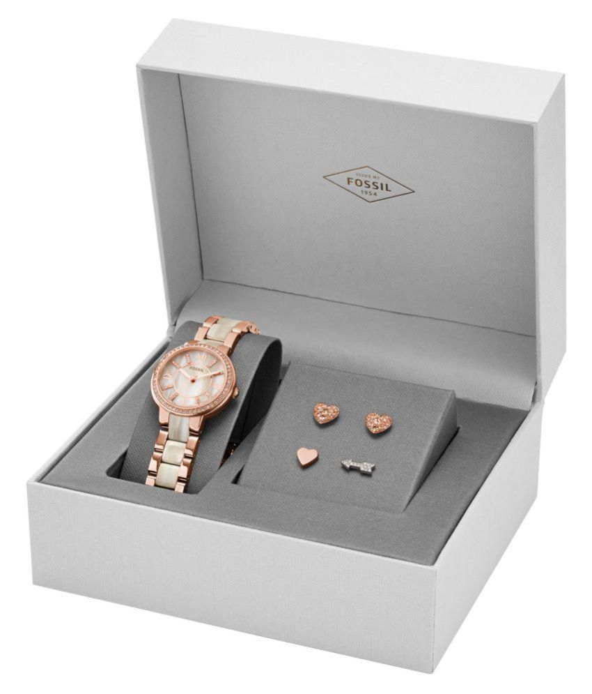 fossil watch pair