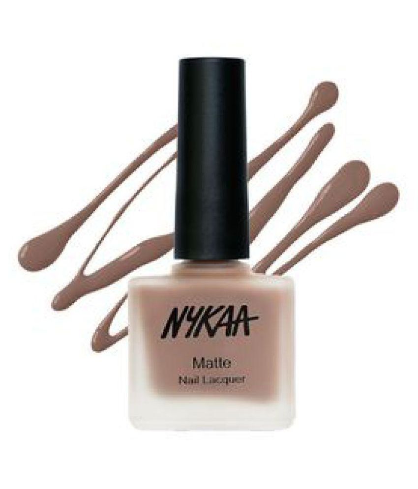 Nykaa Nail Polish Matte Spiced Gingerbread 126 9 Ml Buy Nykaa Nail