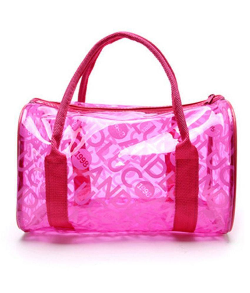 Everbuy Pink Fabric Tote Bag - Buy Everbuy Pink Fabric Tote Bag Online ...