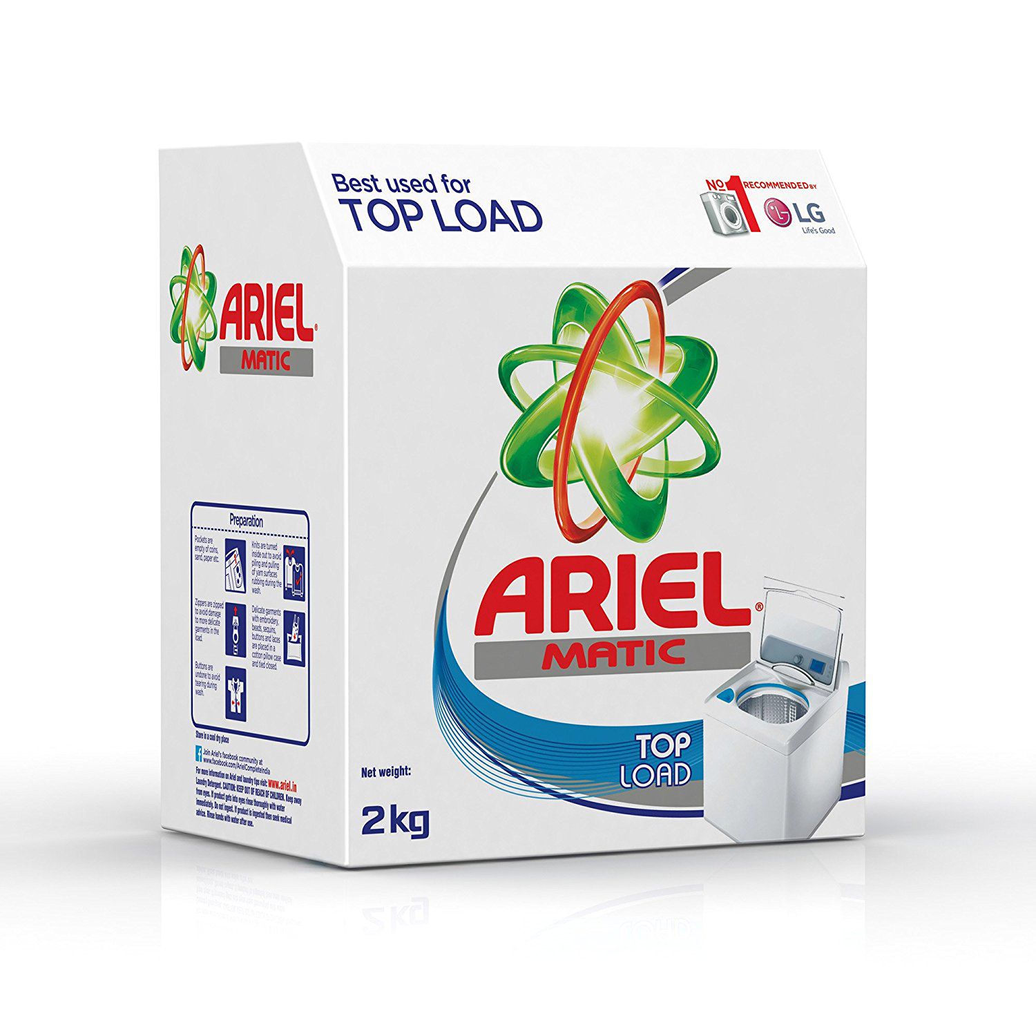 Ariel Matic Top Load Washing Detergent Powder 2 Kg Pack Of 3 Buy Ariel