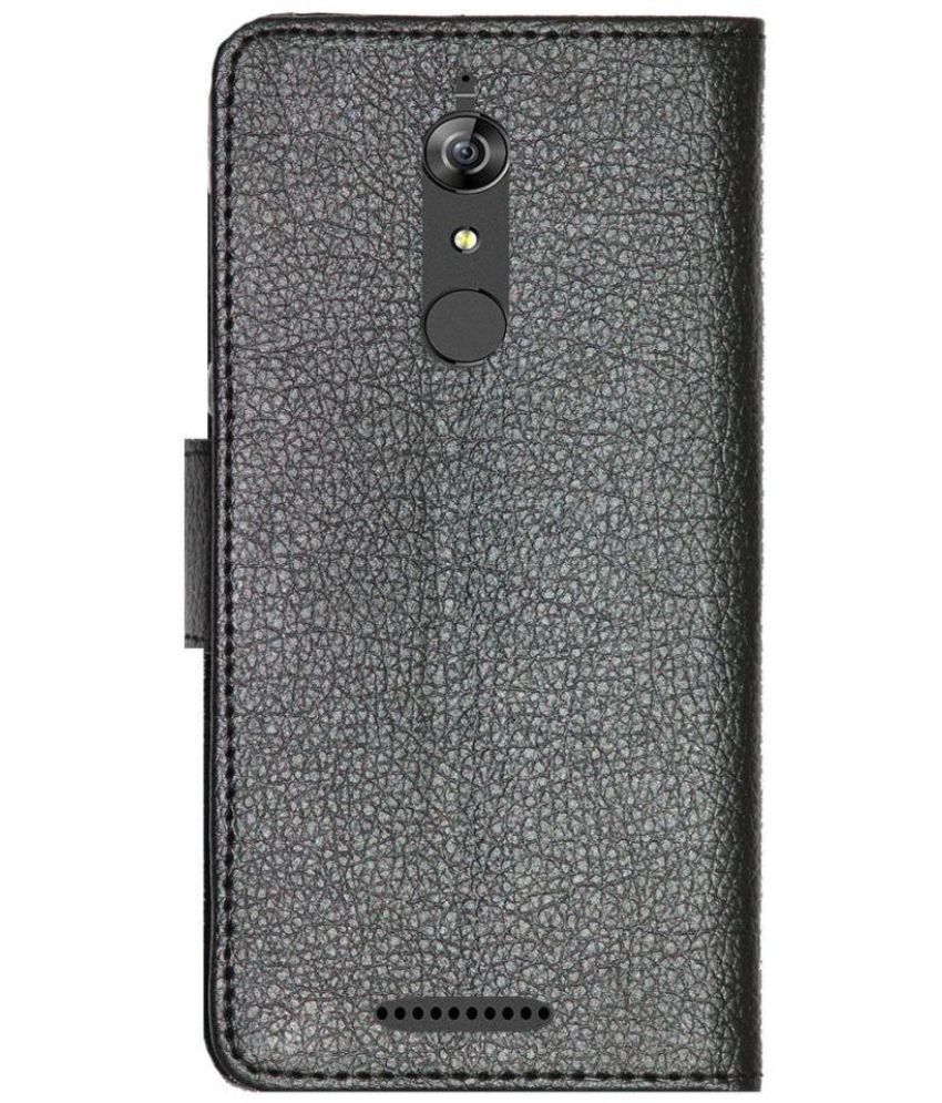 Micromax Canvas Infinity Flip Cover by Gizmofreaks Black Flip
