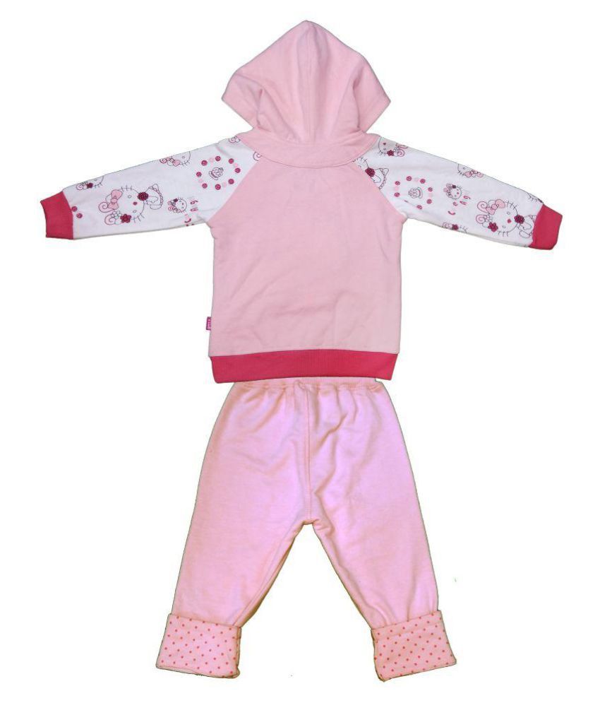 Wollycoat baby pink color Top and Bottom set - Buy Wollycoat baby pink ...