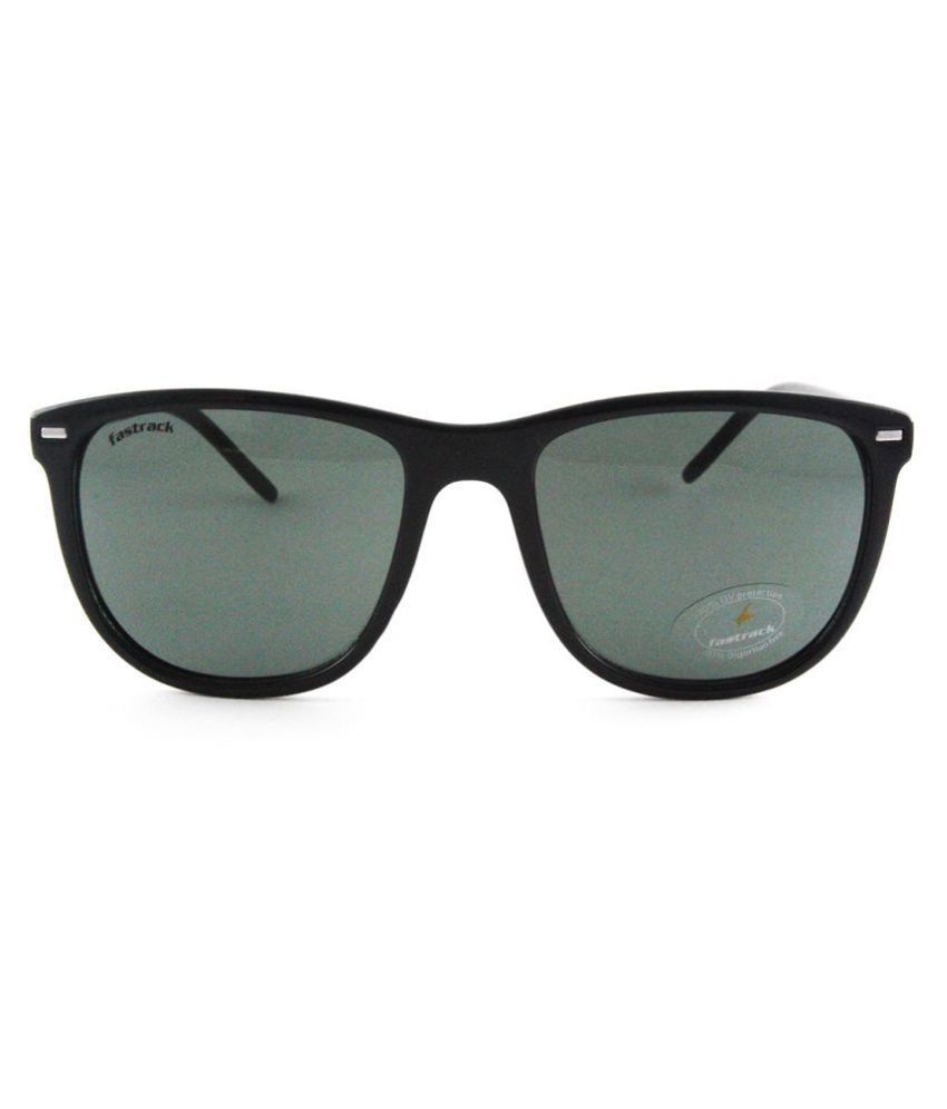 fastrack wayfarer sunglasses black