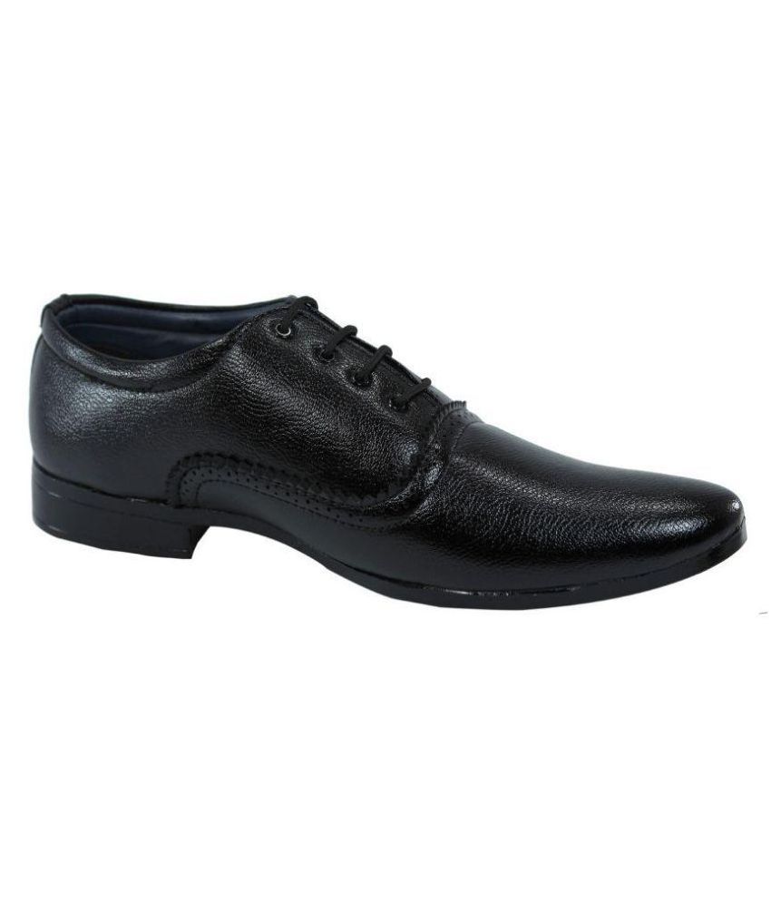 Footsteps Office Genuine Leather Black Formal Shoes Price in India- Buy ...