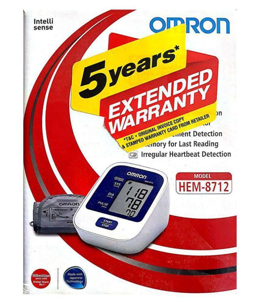 hem 8712 blood pressure monitor