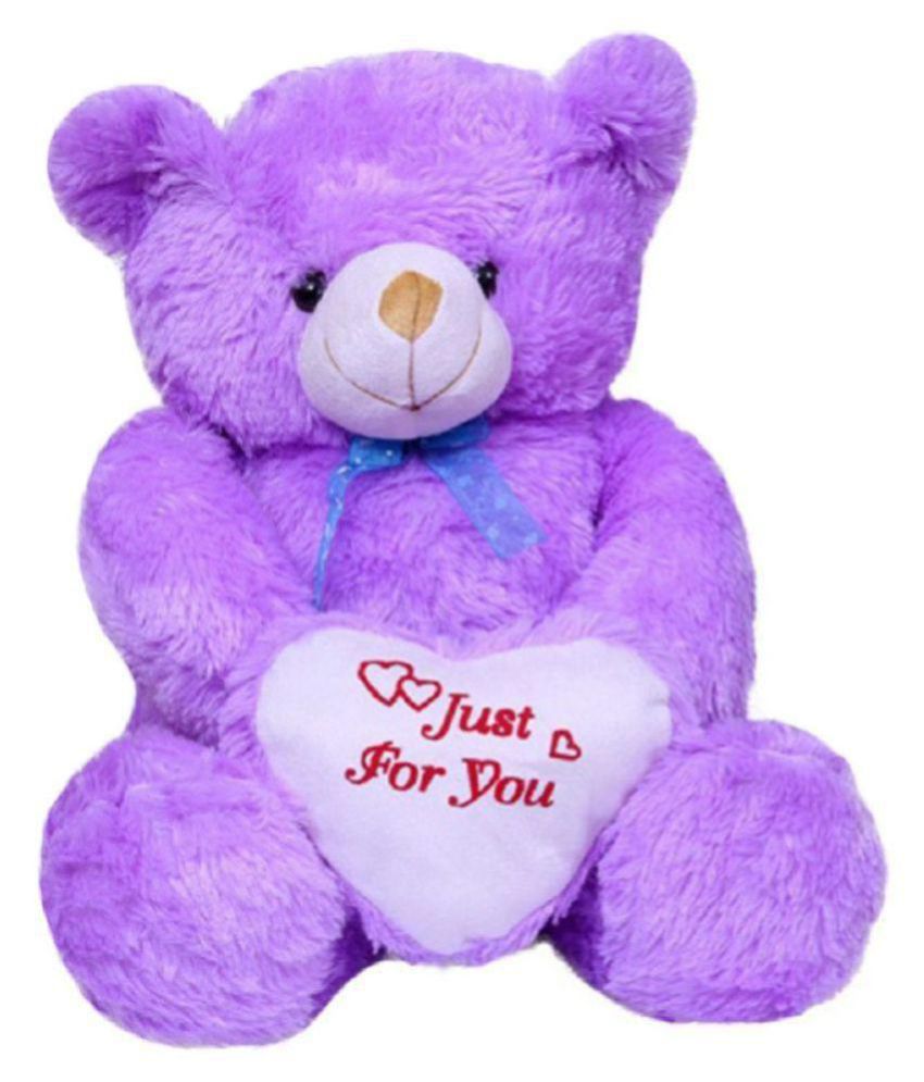 Sk Trading Cute Purple And Heart Teddy Bear 80 Cm Buy Sk Trading