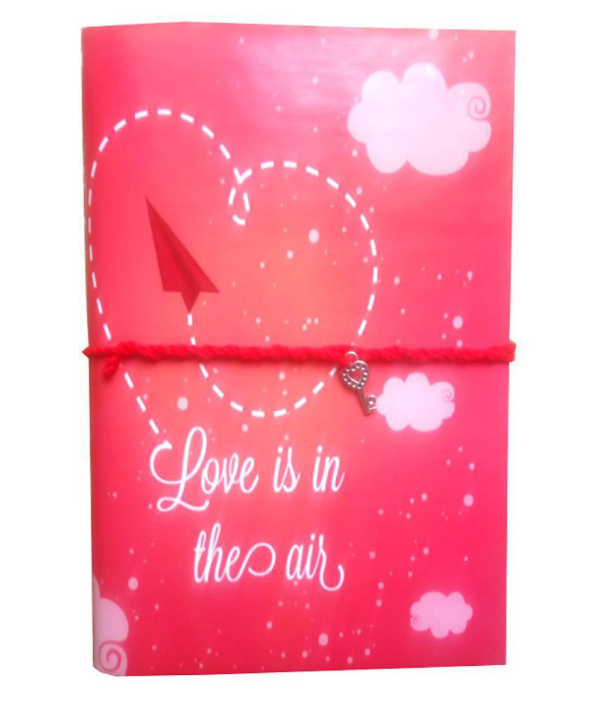     			Handmade Handcrafted diary Love is in the air (20.32x13.97 cm )