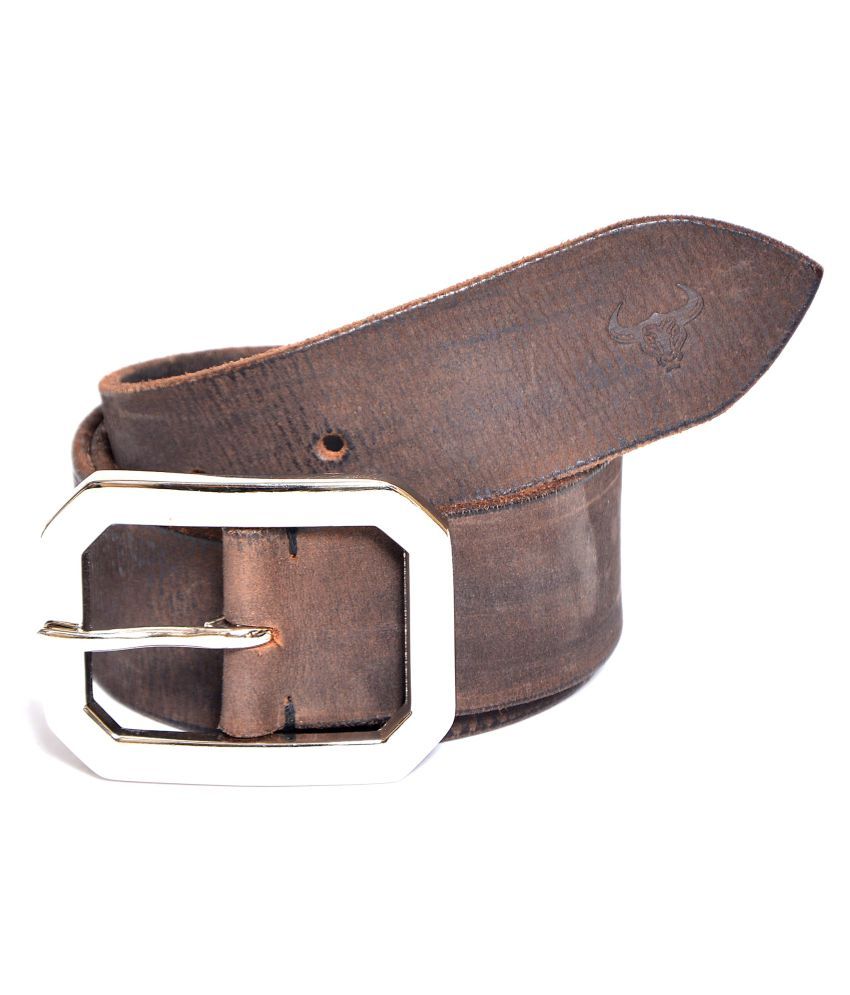 JAP Gray Leather Casual Belts: Buy Online at Low Price in India - Snapdeal