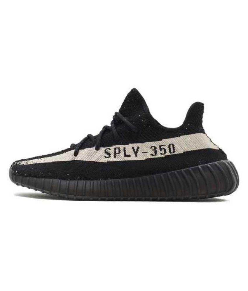 Adidas YEEZY BOOST SPLY 350 V2 SNEAKERS Black Running Shoes - Buy ...