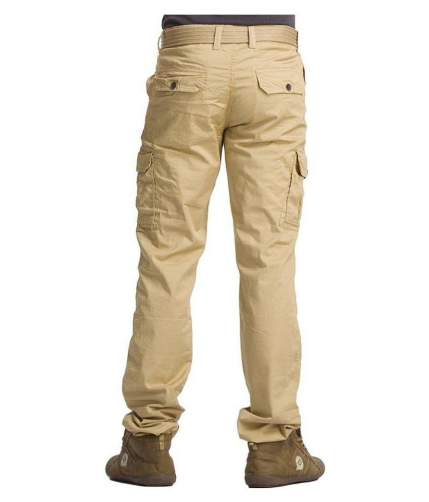 Khakhi Color Cargo Pants for Men - Buy Khakhi Color Cargo Pants for Men ...