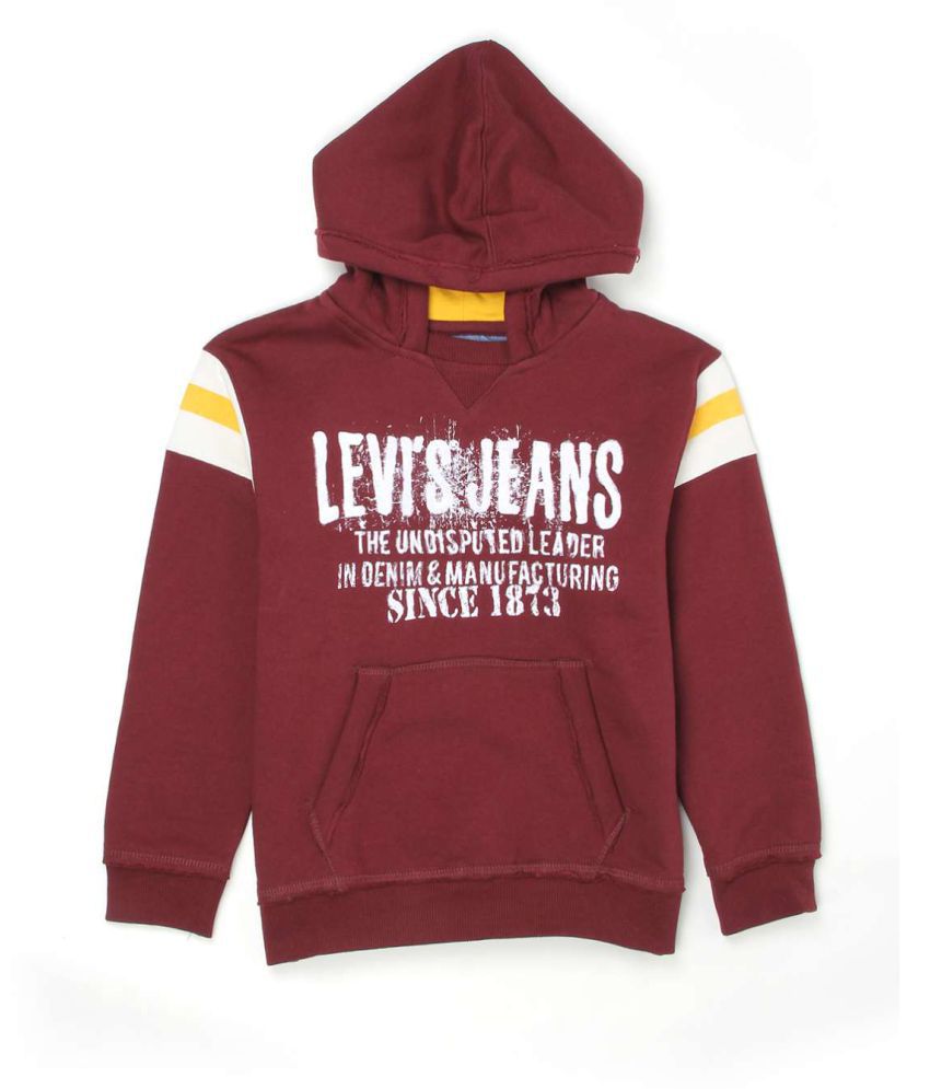     			Levi's Boys Red Sweat Shirt