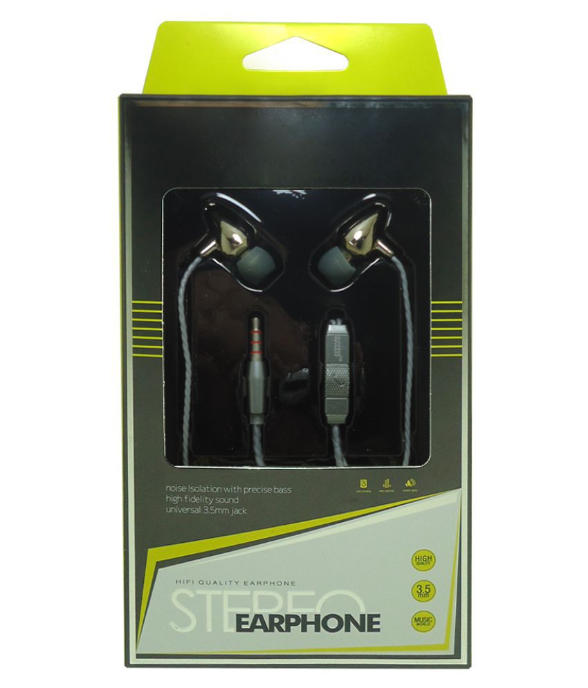 TrendyIndia For Motorola Moto G4 Plus In Ear Wired Earphones With Mic