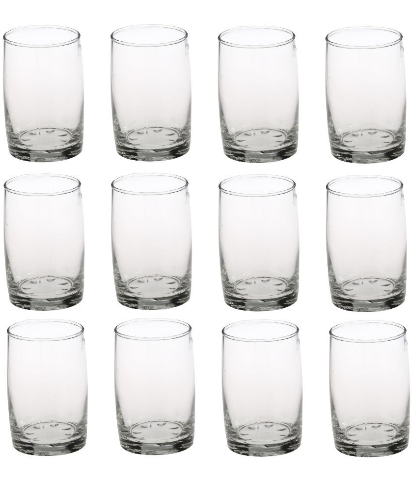     			Somil Water/Juice  Glasses Set,  270 ML - (Pack Of 12)