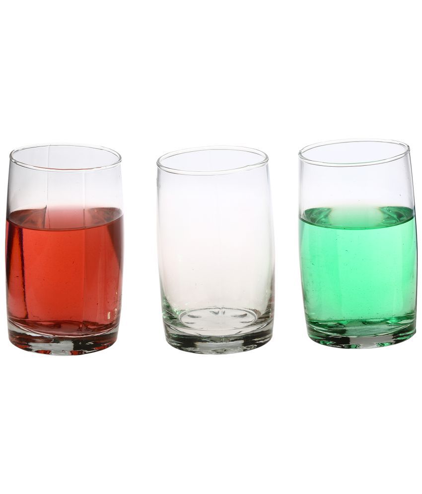 Somil Glass Drinking Glass, Transparent, Pack Of 4, 240 ml: Buy Online ...