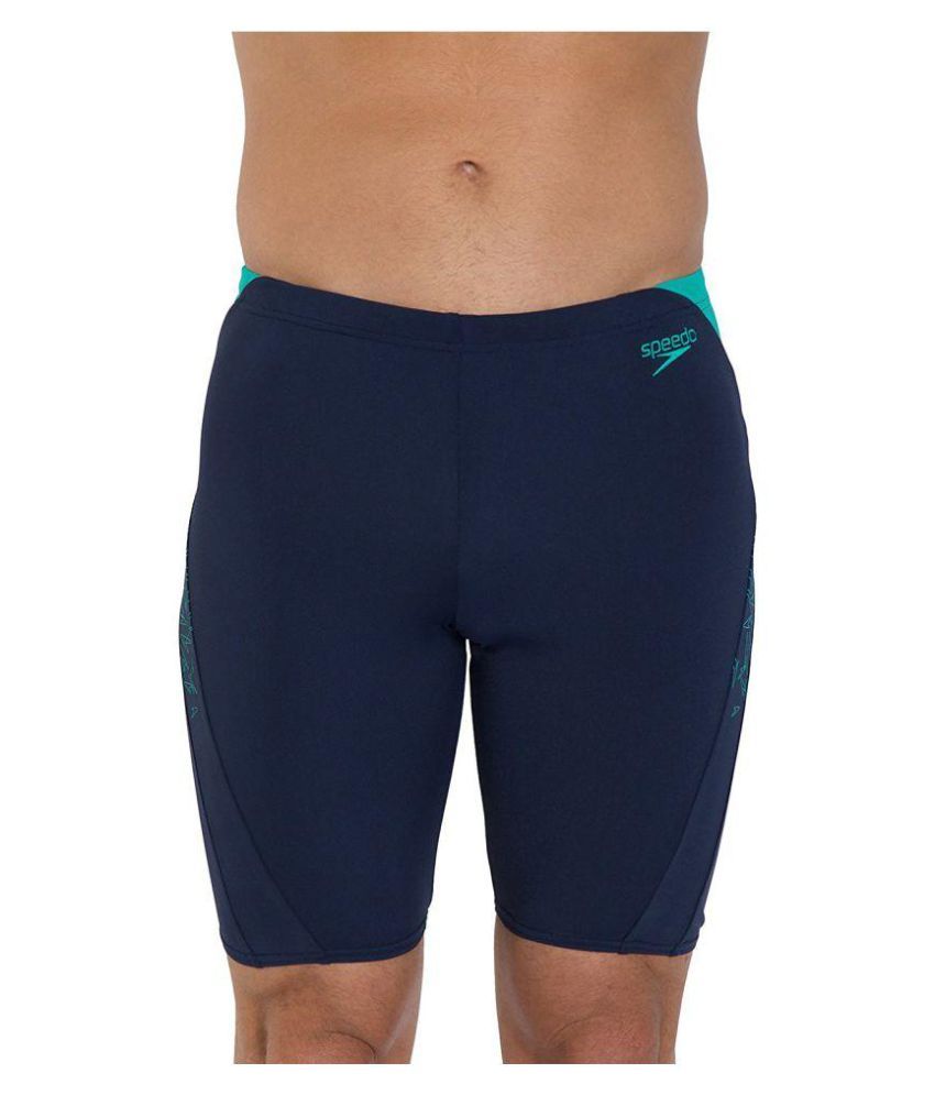 Speedo Navy Polyester Jammer Buy Speedo Navy Polyester Jammer Online