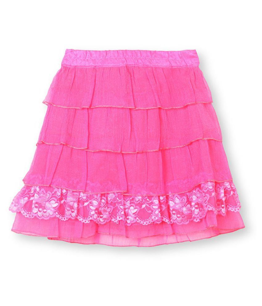 Barbie Pink Chiffon Skirt Buy Barbie Pink Chiffon Skirt Online at Low