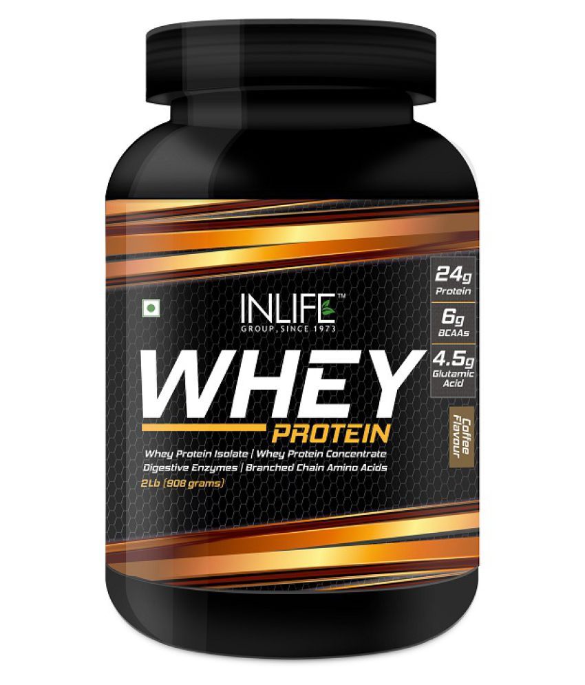Inlife Whey Protein Powder Coffee Flavor(2lb) 908 gm Buy Inlife Whey