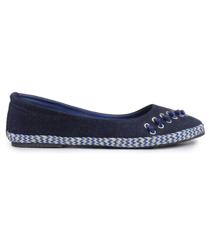 navy ballerinas uk