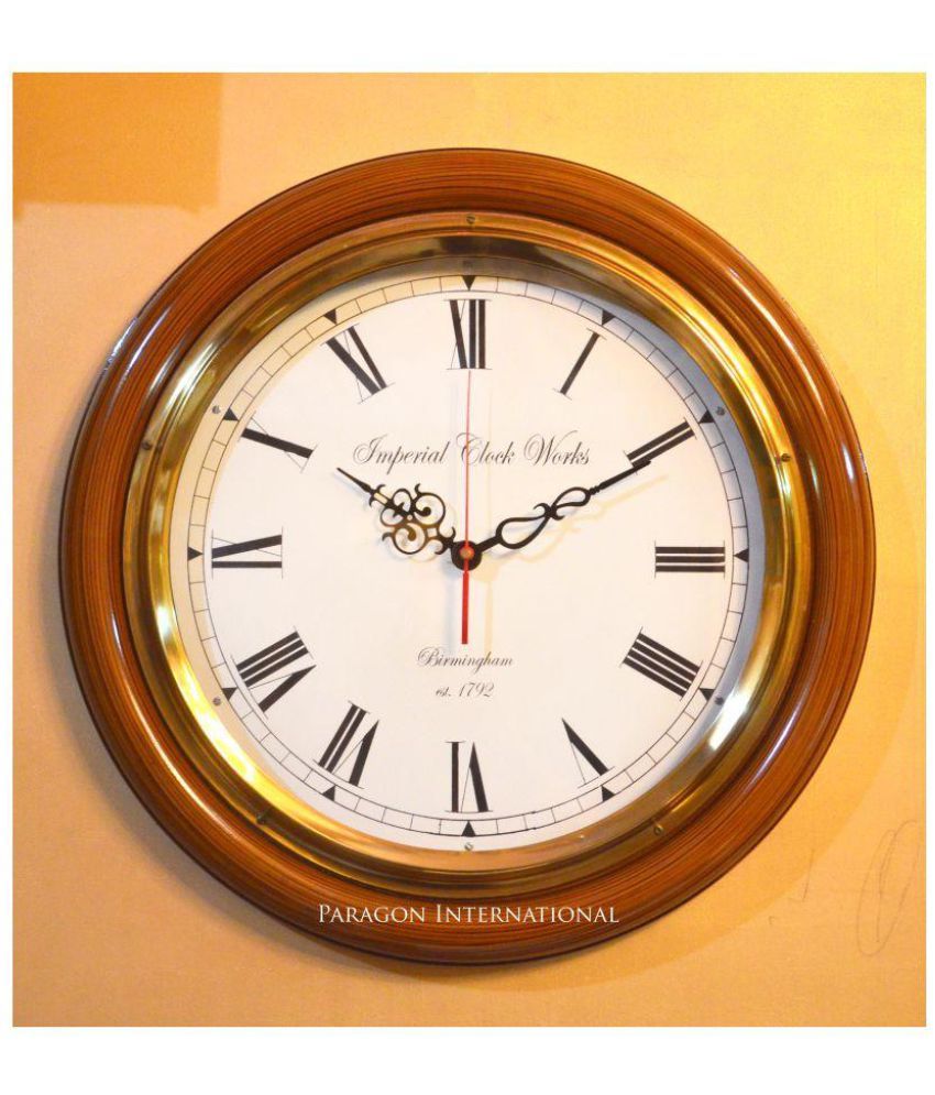 Paragon International Circular Analog Wall Clock 40.64 Pack of 1 Buy