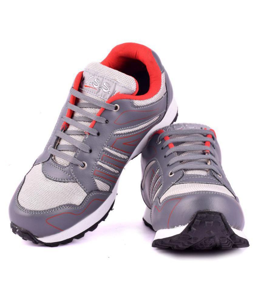 V.S.S. Gray Running Shoes - Buy V.S.S. Gray Running Shoes Online at ...