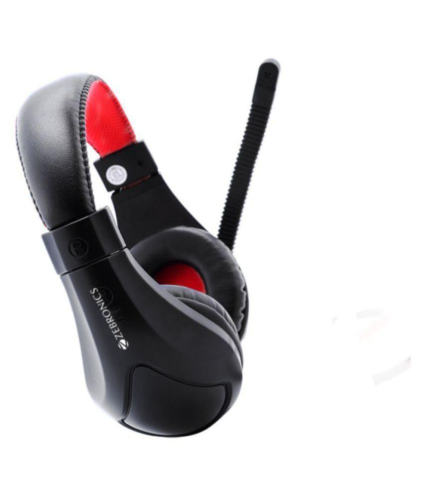 Buy Zebronics Stunner Over Ear Headset with Mic Multicolour Online at