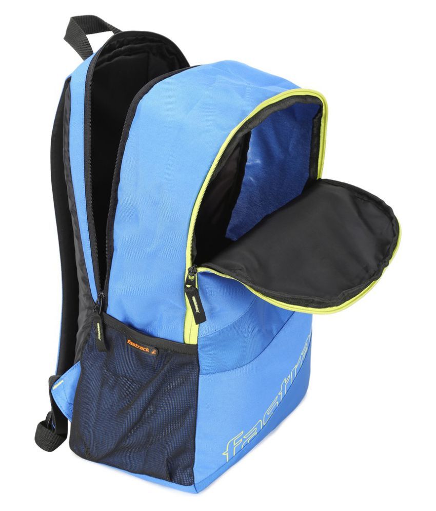fastrack blue backpack