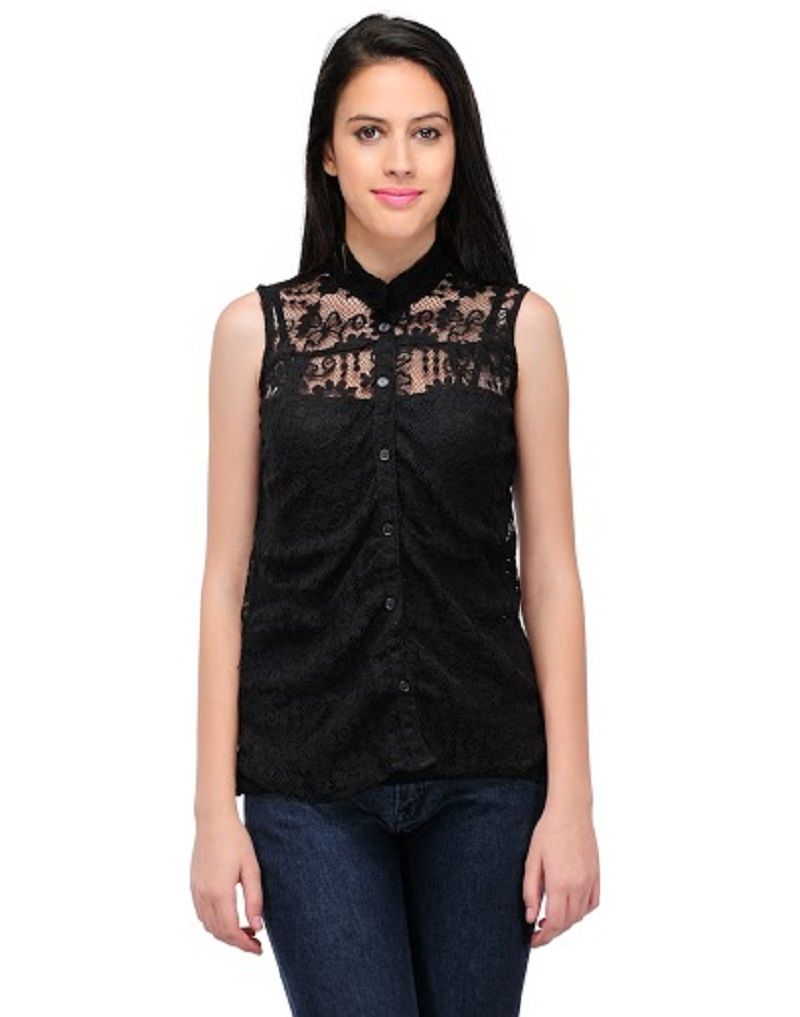 GSI Net Regular Tops - Black - Buy GSI Net Regular Tops - Black Online ...