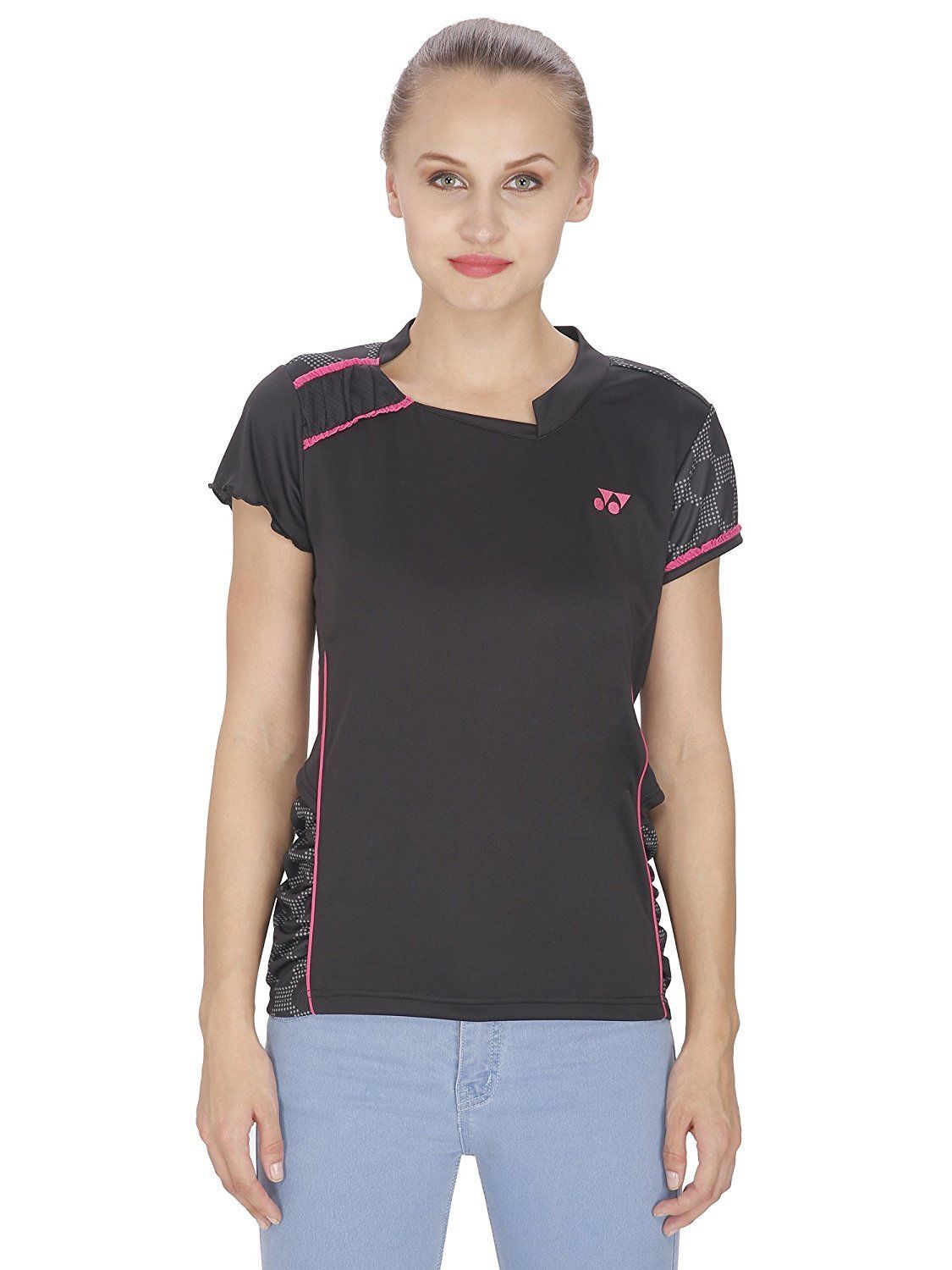 Yonex Badminton Women's Tshirt's RL6-20210-Jet Black - Buy Yonex ...