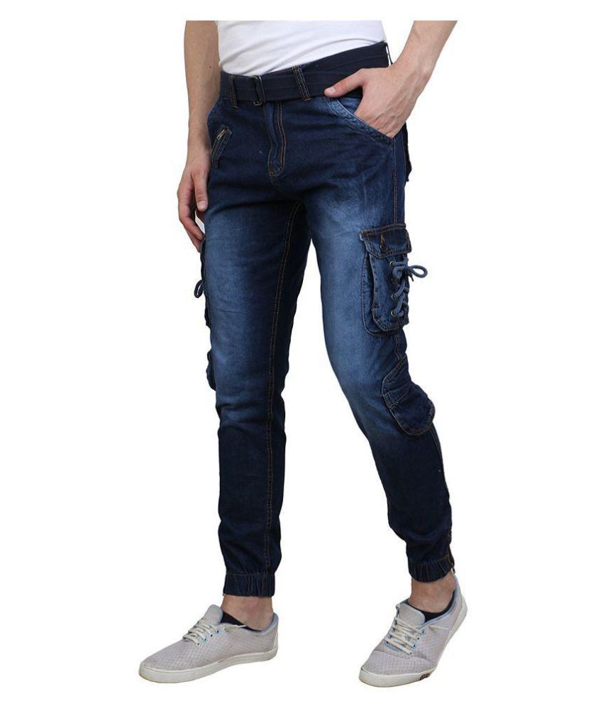 Denim Cargo Pants for MEN and BOYS with side dori and - Buy Denim Cargo ...
