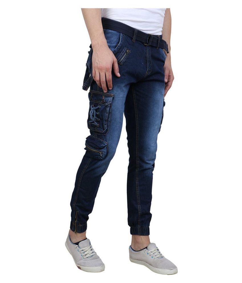 Denim Cargo Pants for MEN and BOYS with side dori and - Buy Denim Cargo ...
