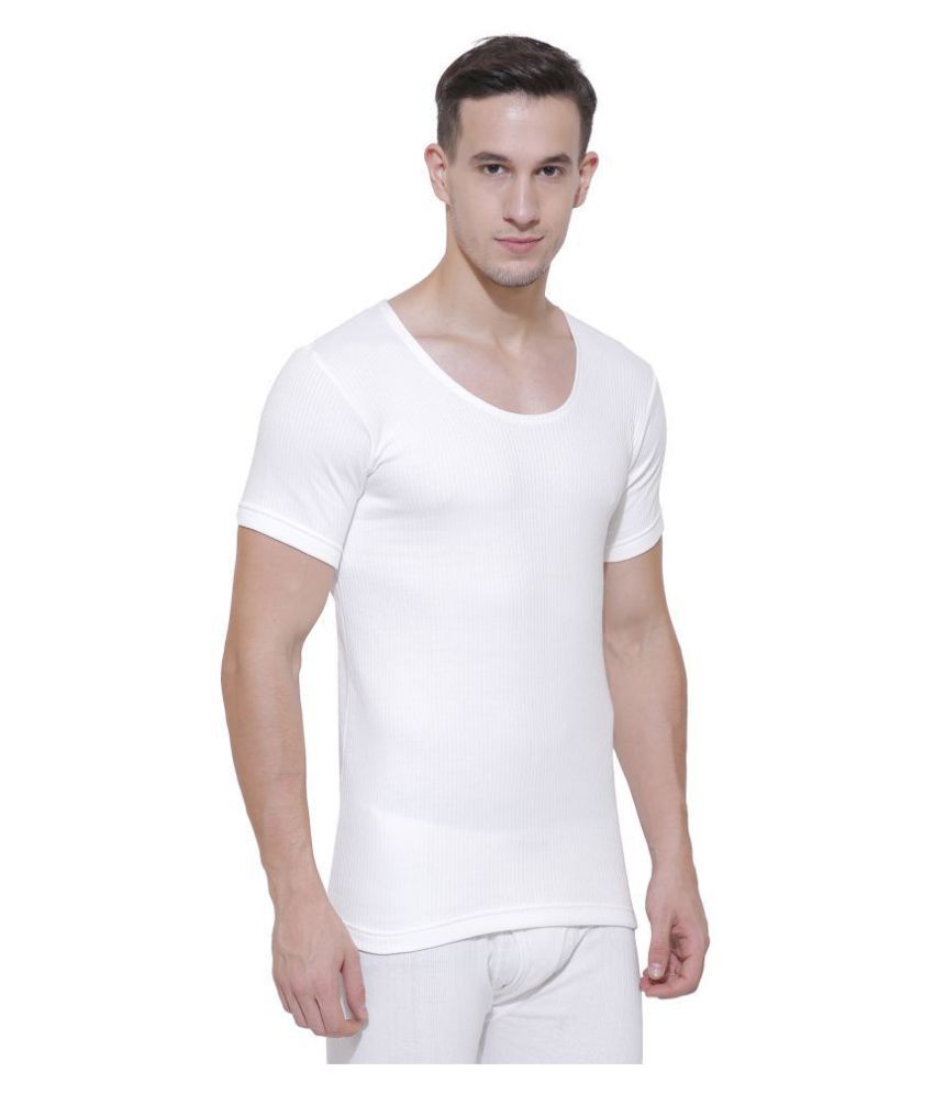 Bodycare Insider - Off White Cotton Blend Men's Thermal Tops ( Pack of ...