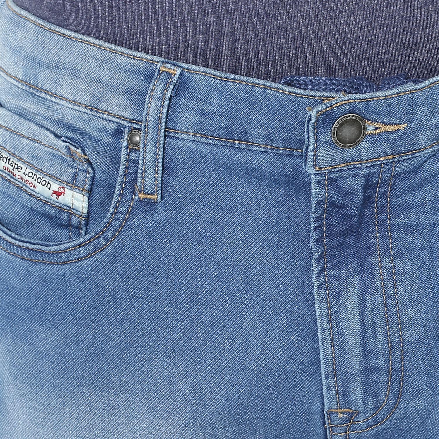 Red Tape Blue Regular Fit Jeans - Buy Red Tape Blue Regular Fit Jeans Online at Best Prices in 