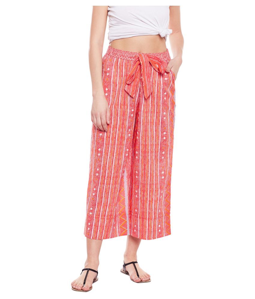 Buy Zastraa Cotton Culottes Online at Best Prices in India - Snapdeal