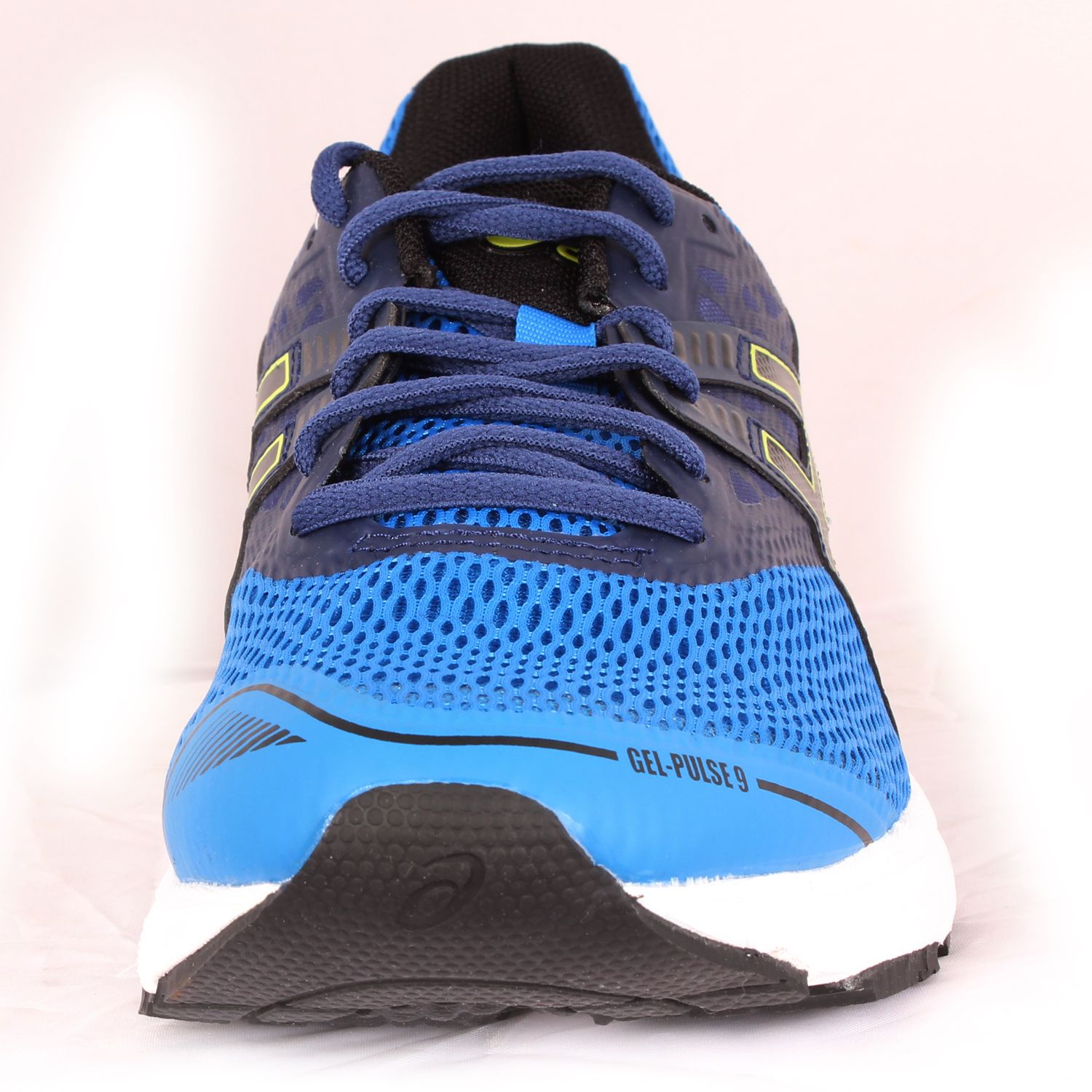 asics blue running shoes