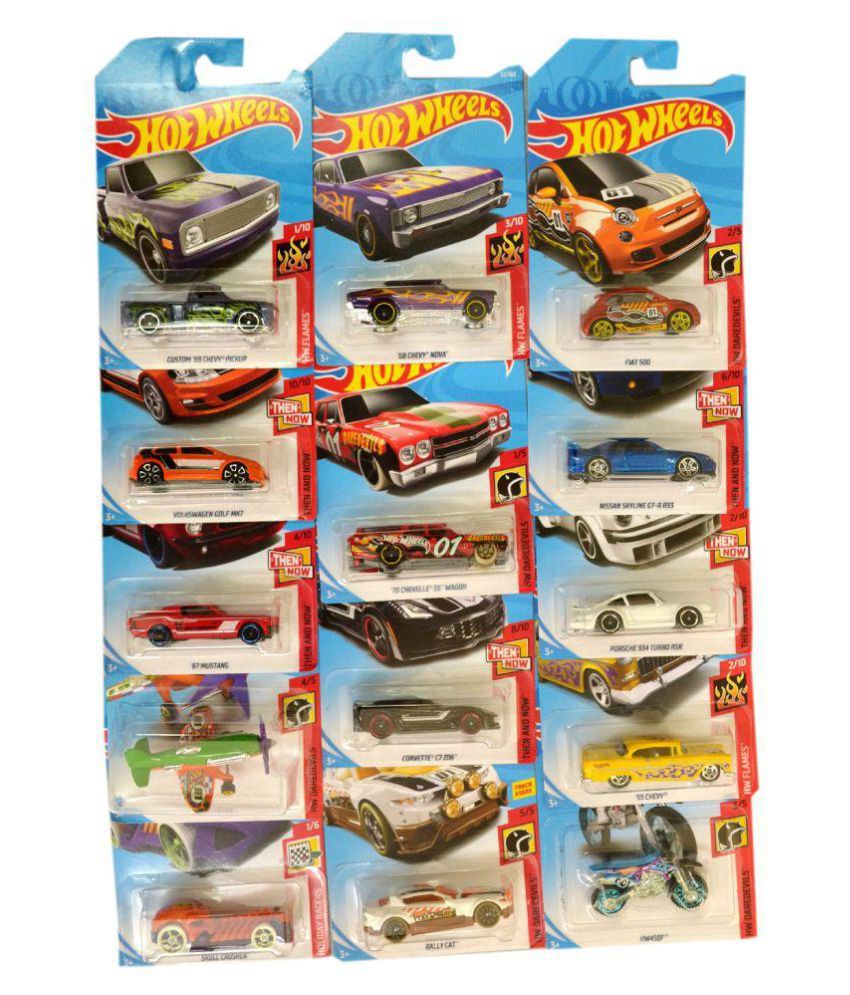     			HOT WHEELS CARSA : RED LABEL: SET OF 14