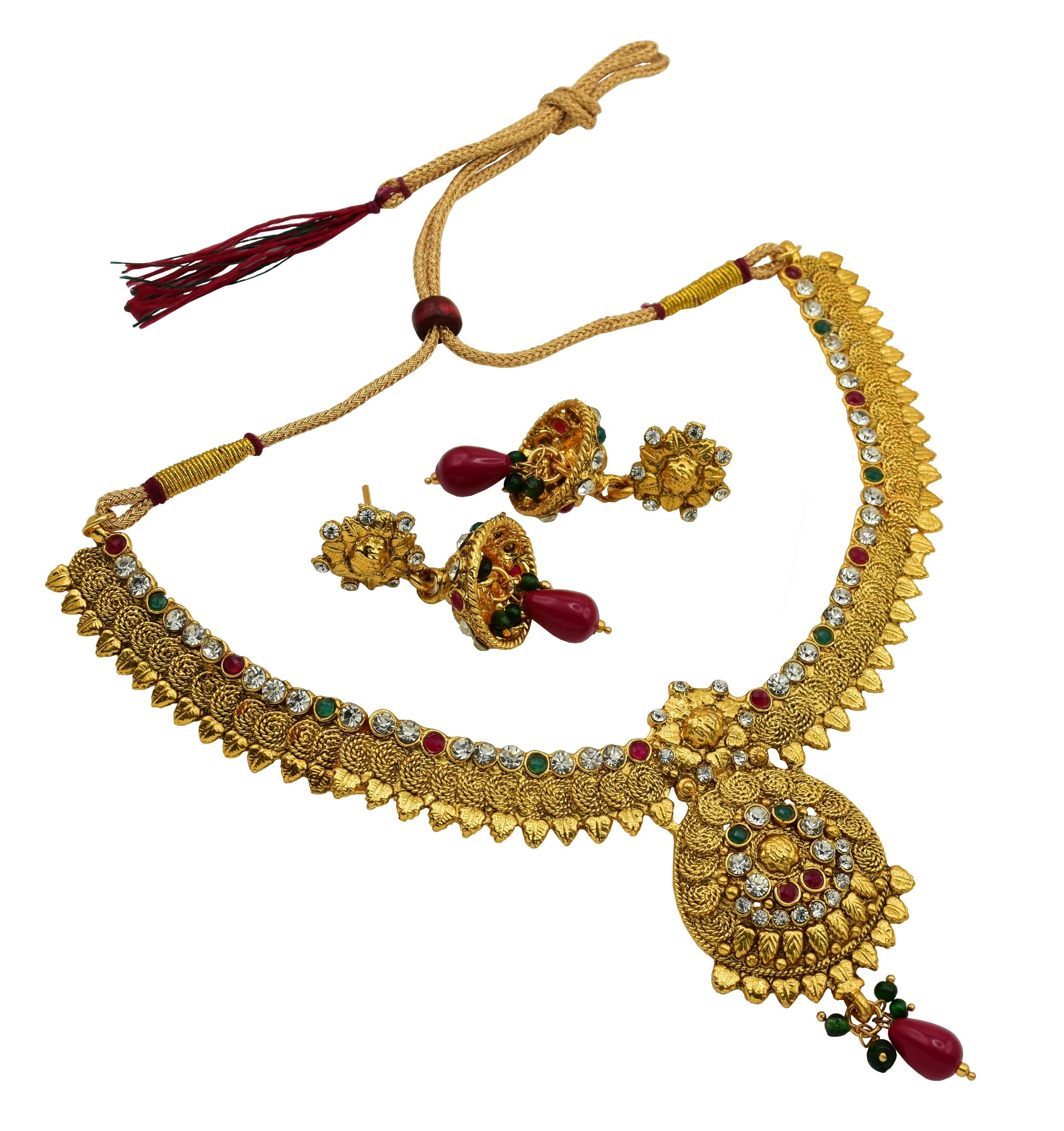 High Trendz Antique Gold Plated Rajwadi Fashion/Imitation Jewellery