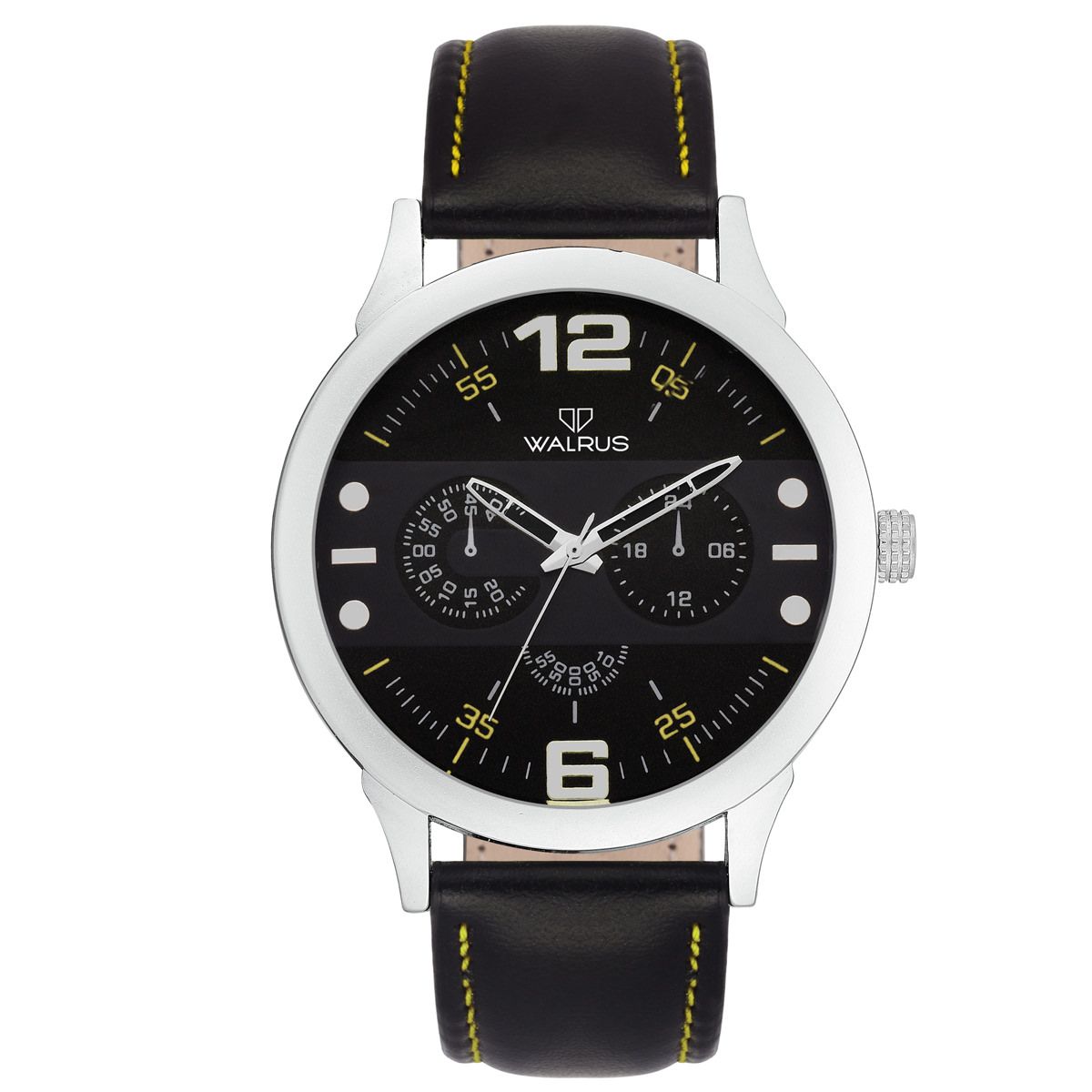     			Walrus Steve Black Color Analog Men Watch-WWM-STV-020207Y