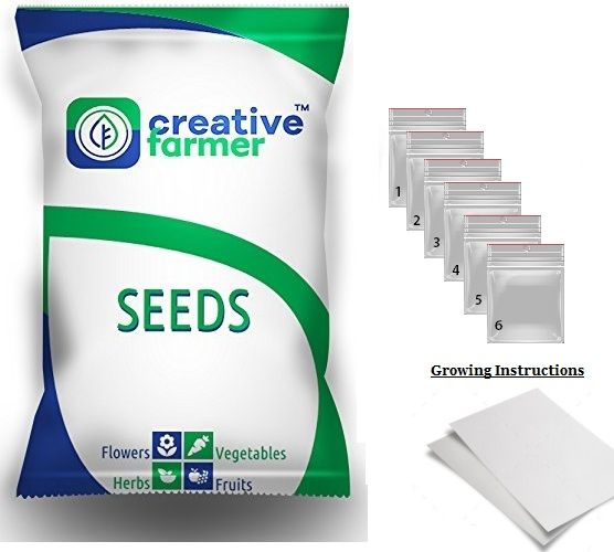 Flower Seeds Pot Marigold Mixed Hybrid Outdoor Plant Seed (6 Packets