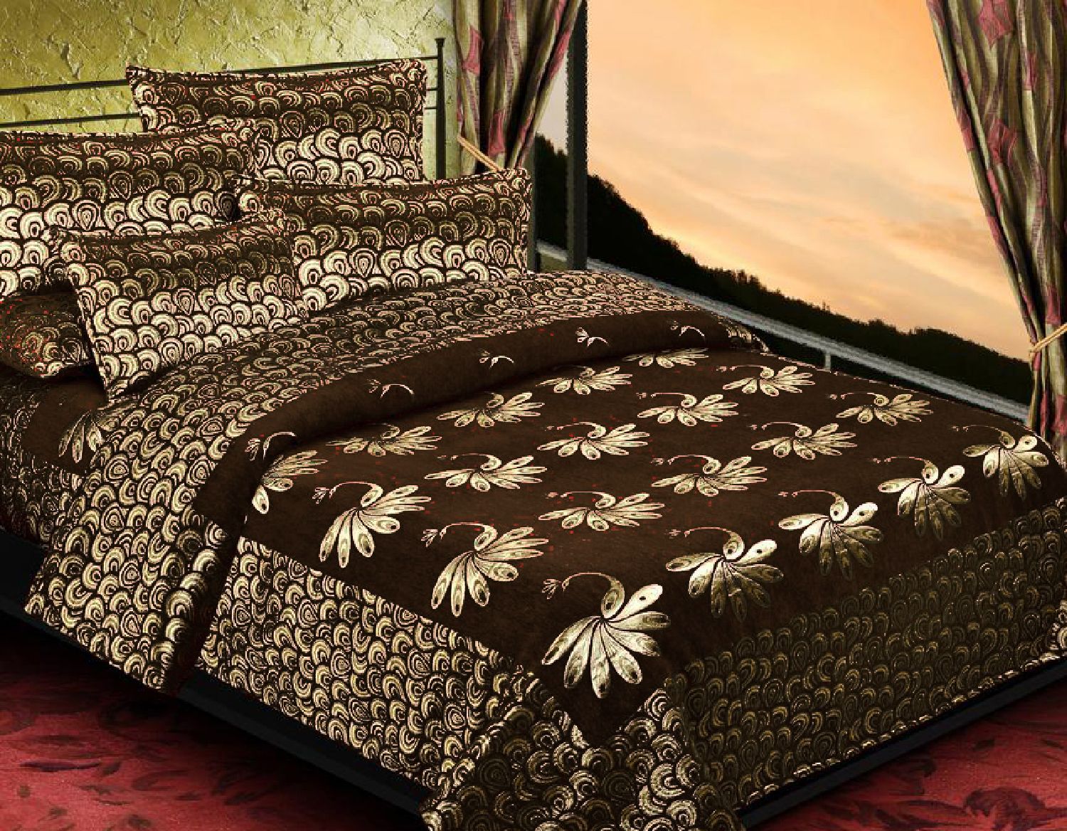 TW TenTwo Velvet Double Bedsheet with 2 Pillow Covers Buy TW TenTwo
