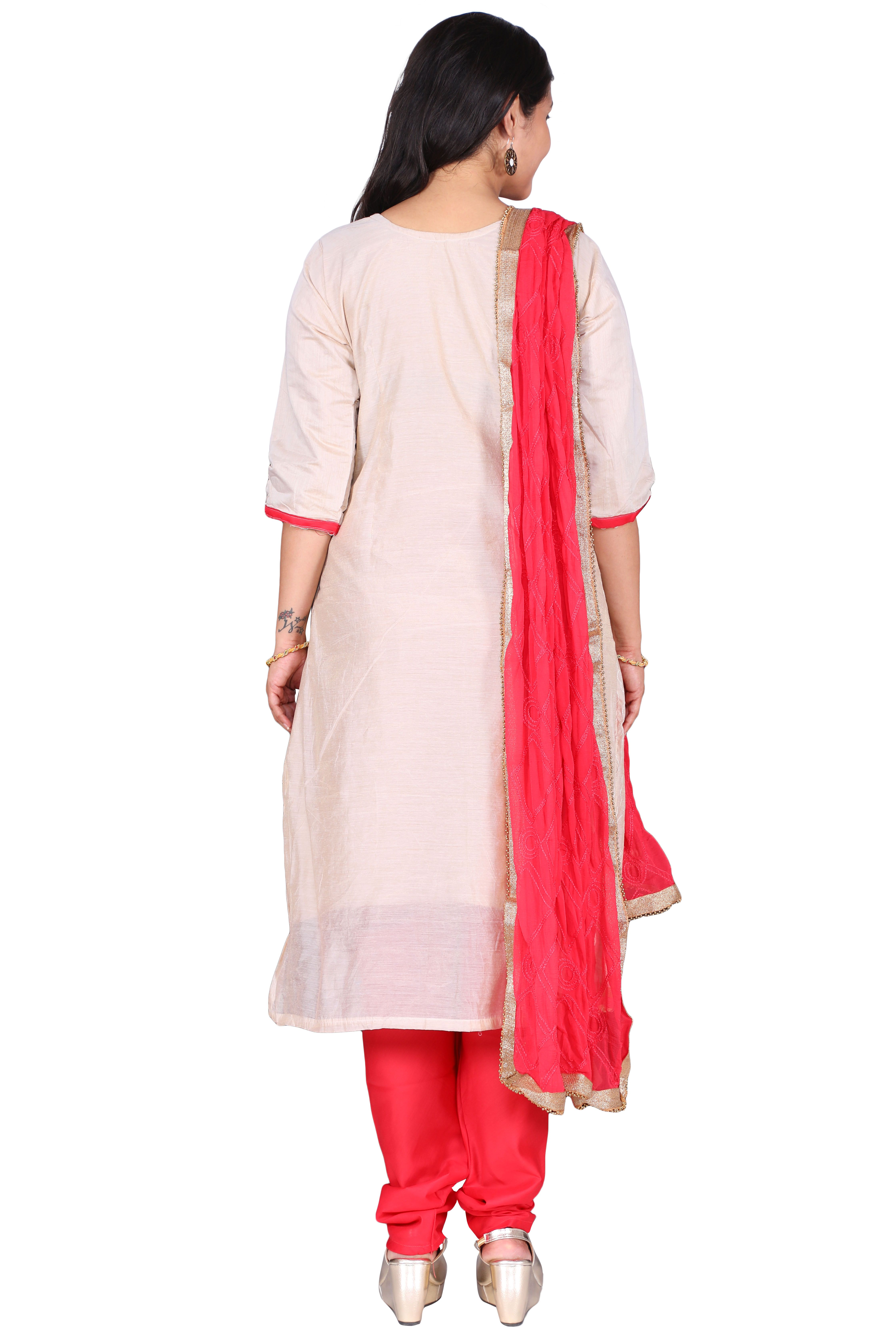 The Chennai Silks Off White Cotton Dress Material Buy The Chennai