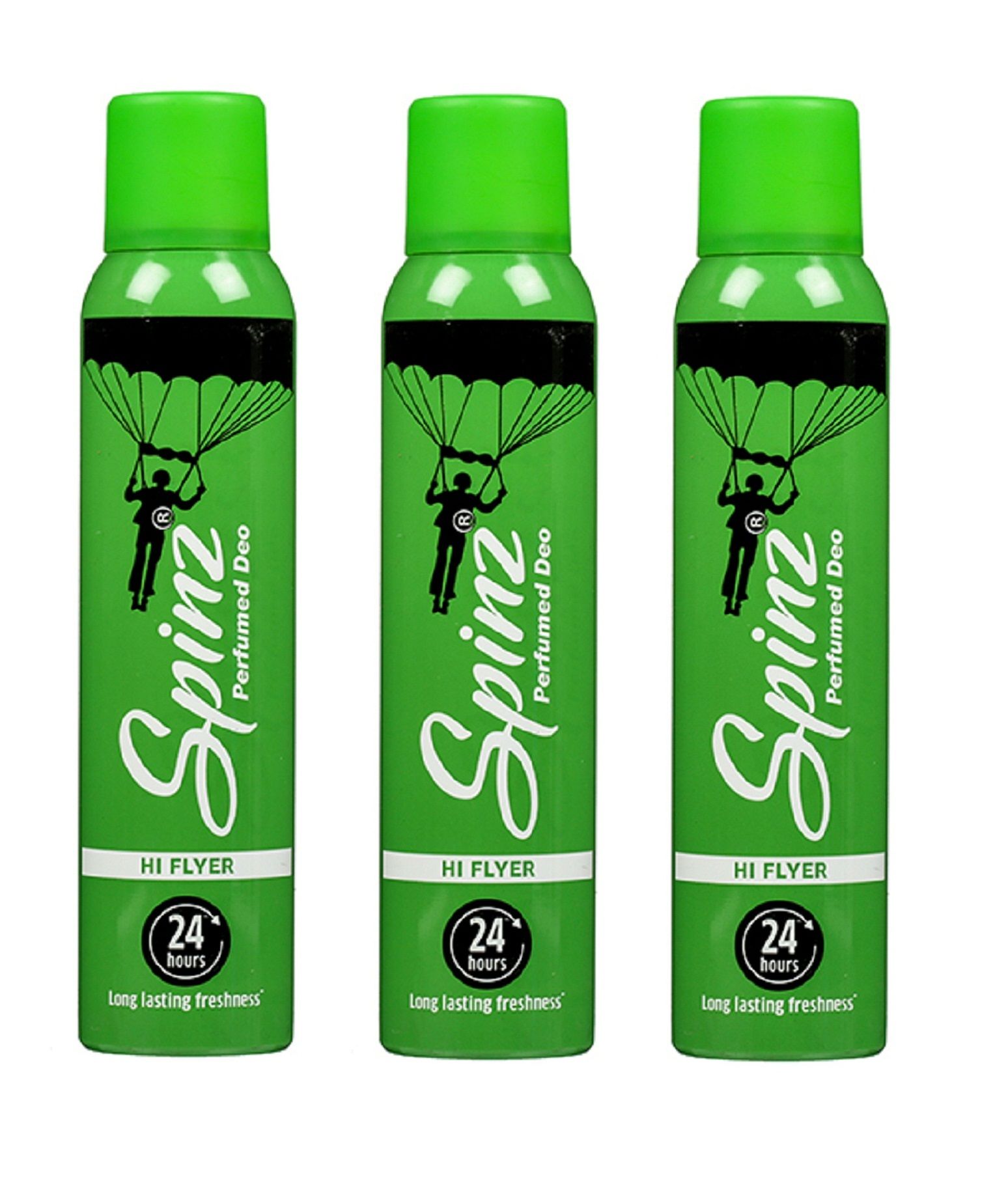 Spinz HiFlyer Deodorant Body Spray Pack of 3 Combo 450ML (150ML each