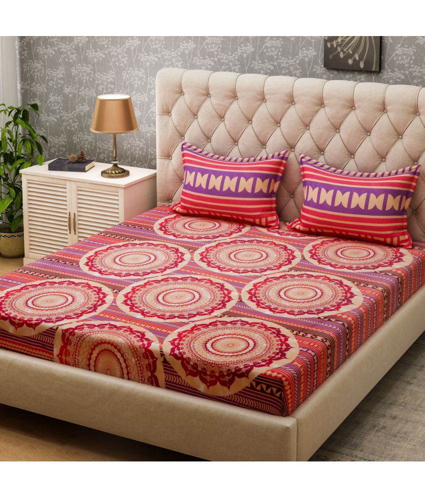 Bombay Dyeing Cotton Double Bedsheet with 2 Pillow Covers Buy Bombay