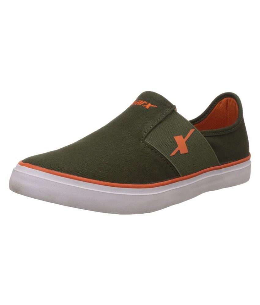 sparx olive green shoes