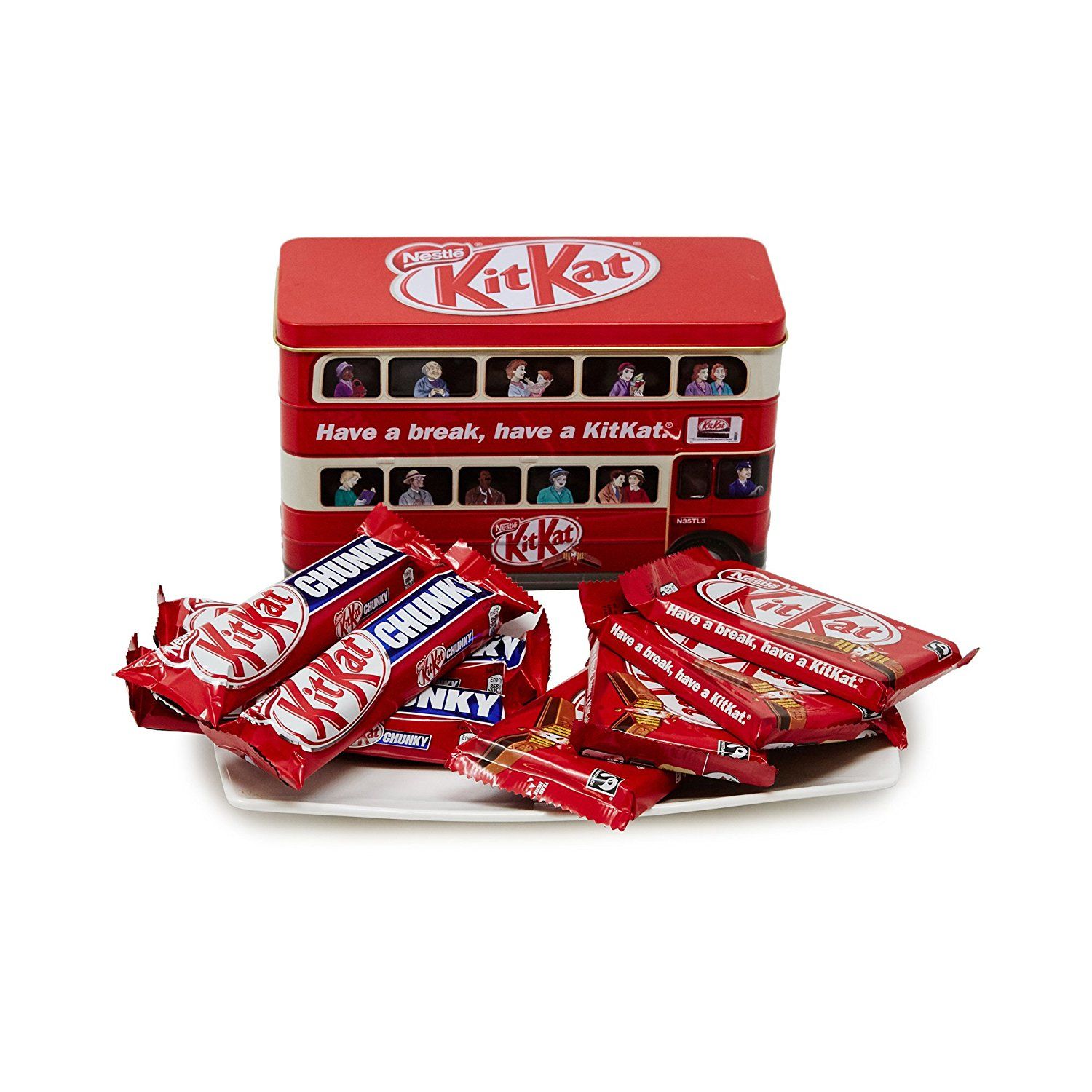 Nestle Gift Pack Chocolate Tin KitKat Bus Tin Chocolate 326 gm Buy